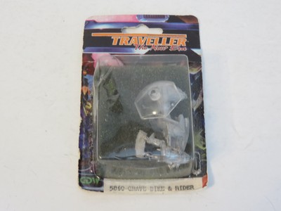 TRAVELLER THE NEW ERA MINATURES NEW SEALED 1994 RAFM #5860 GRAVE BIKE & RIDER B