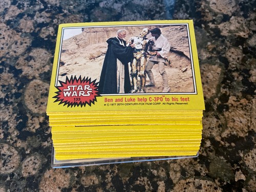 1977 Topps Star Wars Series 3 Complete 66 Card Set (#133-198