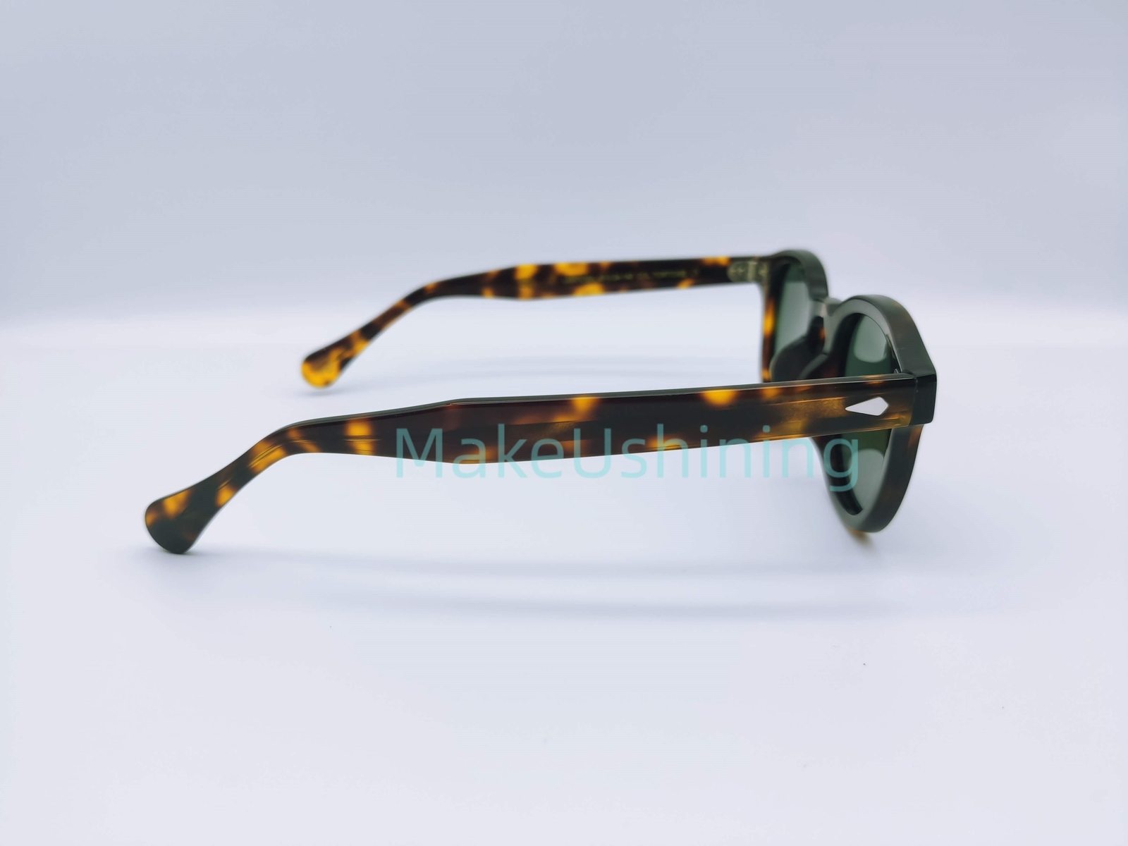 MOSCOT LEMTOSH TORTOISE Frame Green Lenses SunGlasses 46-24-145 | eBay