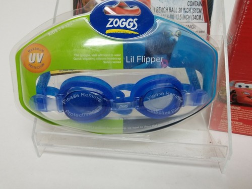 Disney Cars Swim Set, Beach Ball, Swim Ring And Zoggs Goggles, ages 3-5