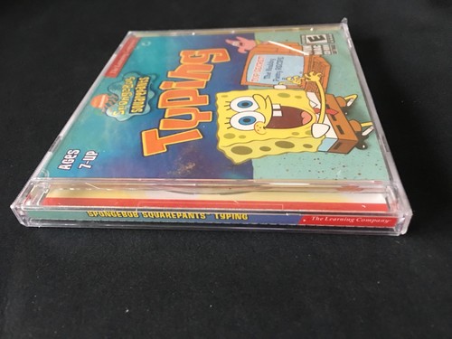 TLC Spongebob SquarePants Typing Learning System for Windows/Mac NEW IN PLASTIC