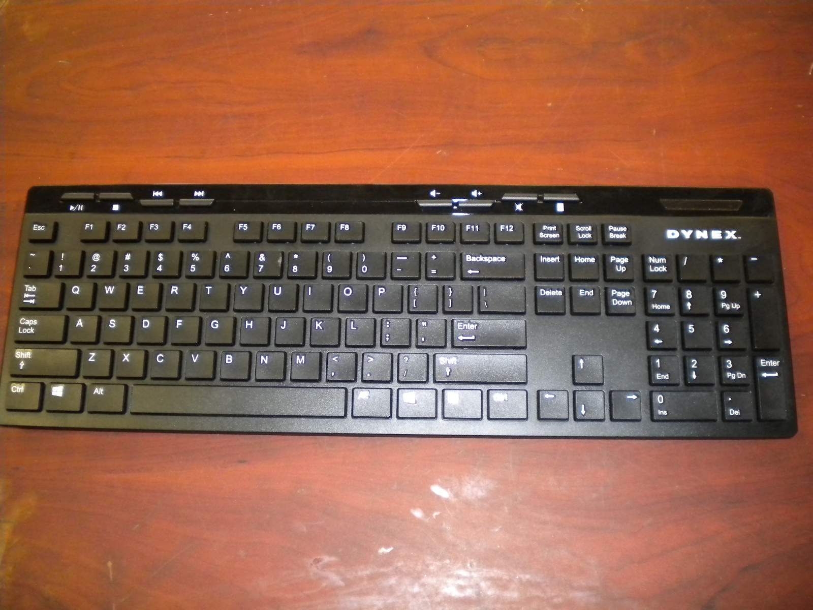 Black Dynex™ Wireless Keyboard