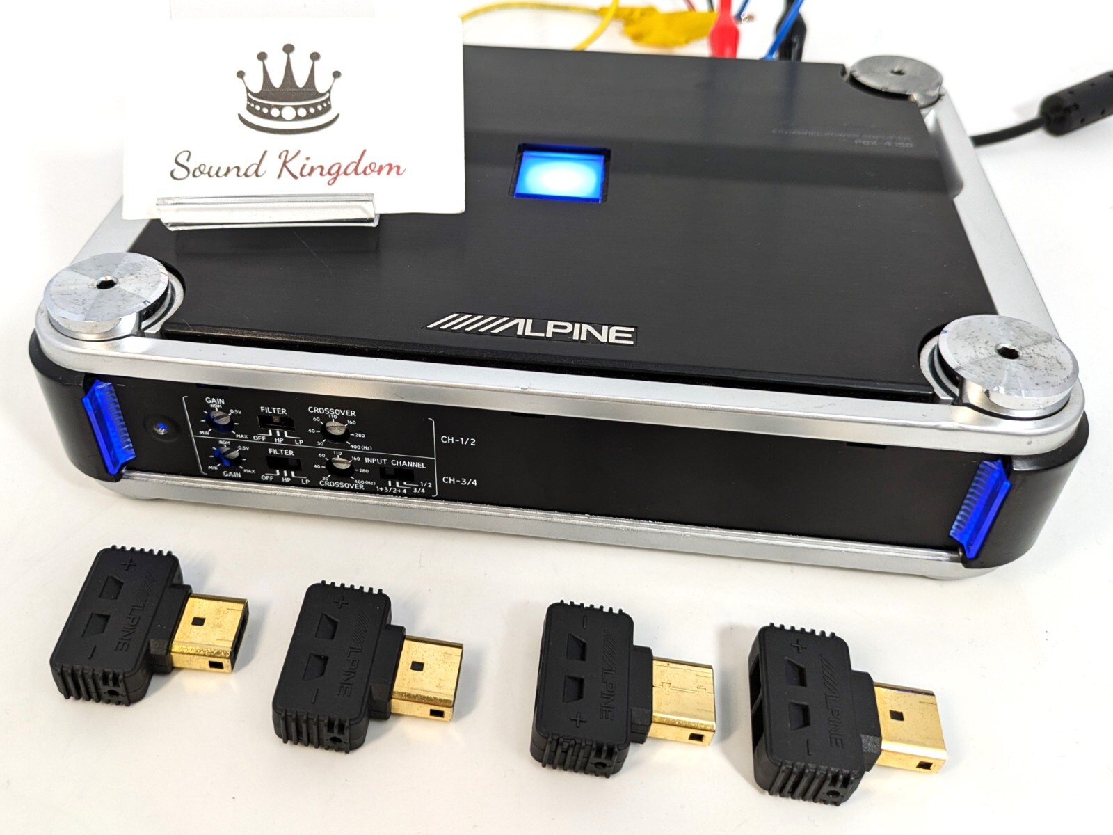 ALPINE PDX-4.150 4-Channel Car Audio Digital Power Amplifier ALPINE PDX-4.150 4-Channel Car Audio Digital Power Amplifier