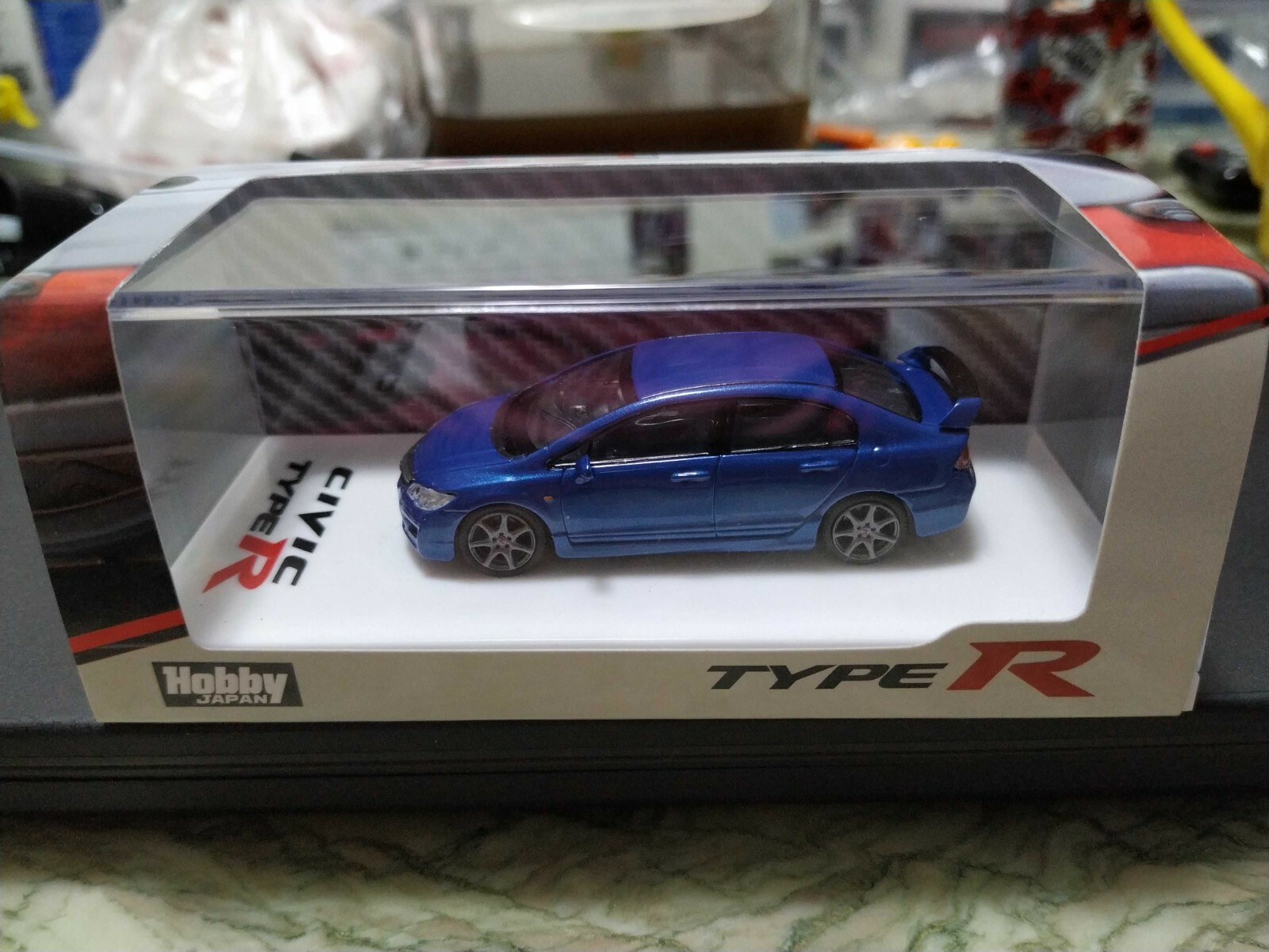 HOBBY JAPAN 1/64 ホンダ シビック タイプR FD2 2007 PARA64 1/64 ホンダ シビック タイプR FN2 2007 レース仕様 左