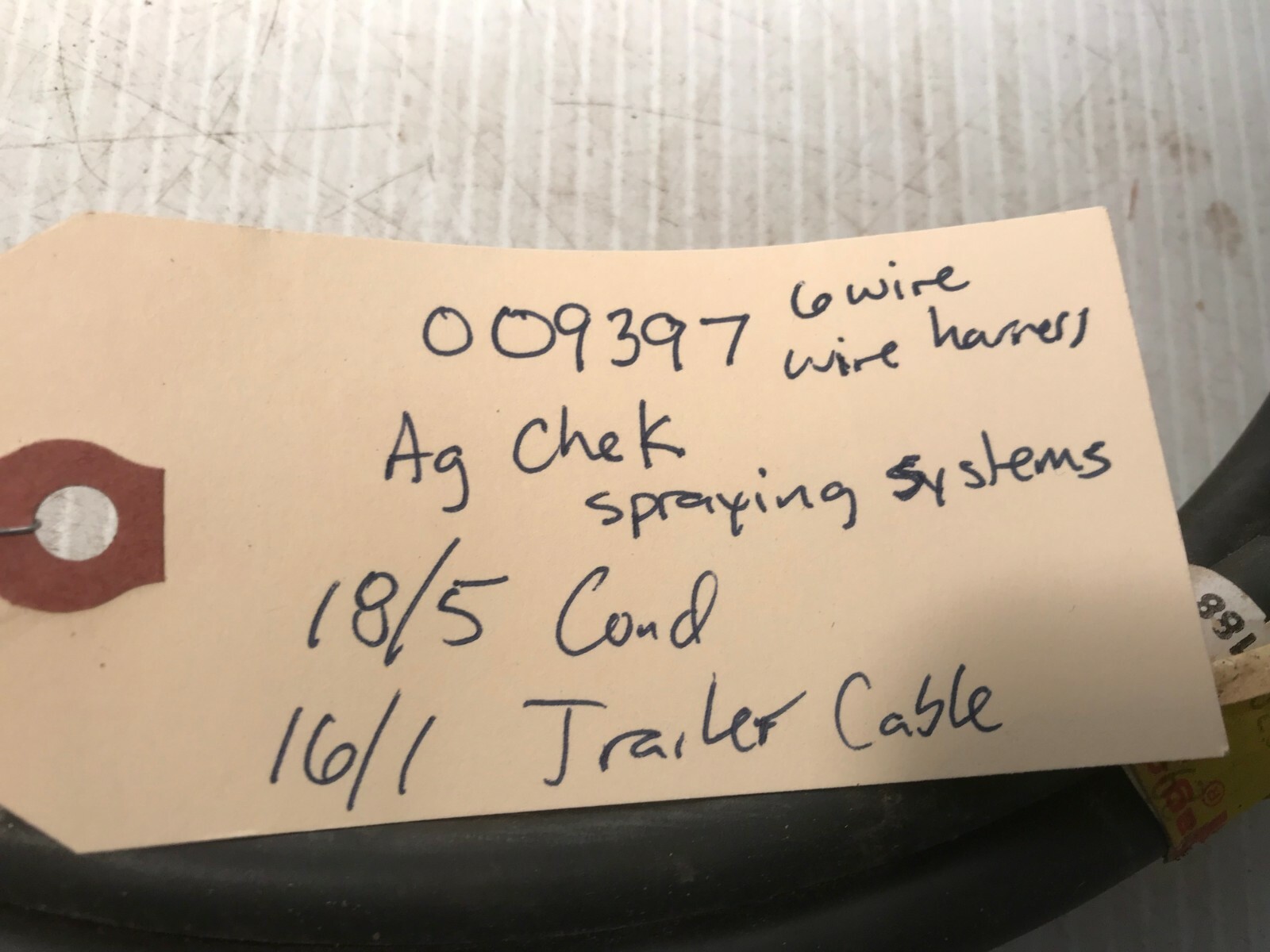 009397 Ag Chek  SIX WIRE HARNESS EXTENSION  TeeJet  Sprayer Control