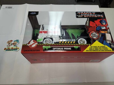 JADA TRANSFORMERS OPTIMUS PRIME GHOSTBUSTERS TV SERIES 1984 1/24 WHITE 35572