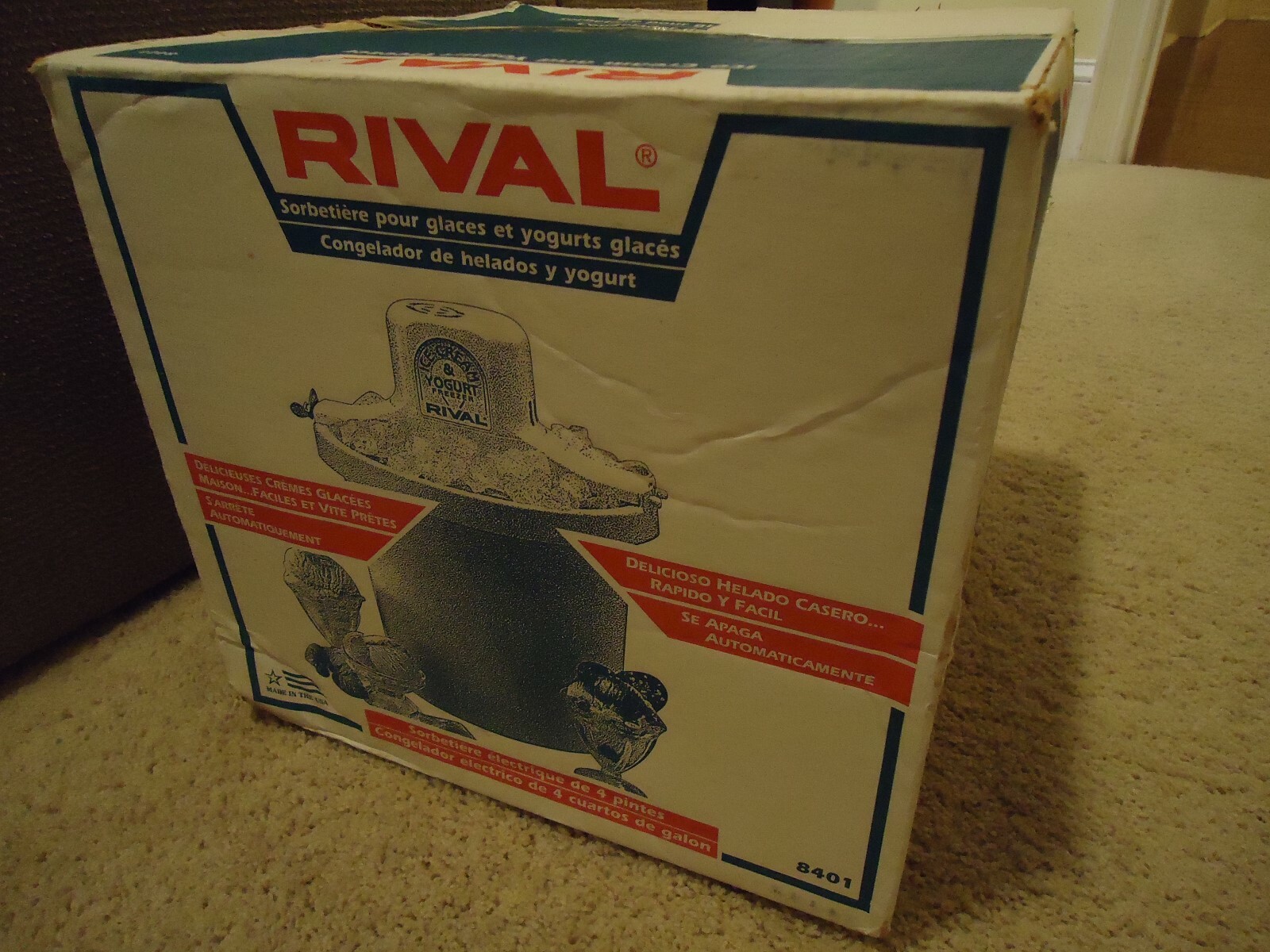 Rival Ice Cream Maker Replacement Canister Models 8401