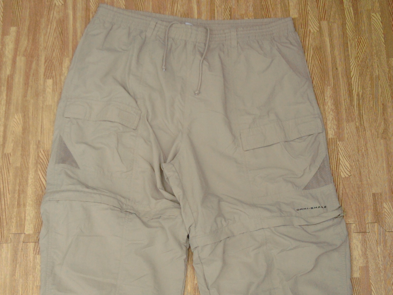 Columbia PFG Performance Fishing Gear Beige Pants Shorts Combo ~ Men's XL 30 L