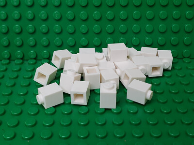 ** 25 CT LOT **  Lego NEW white 1 x 1 standard bricks  Lot of 25