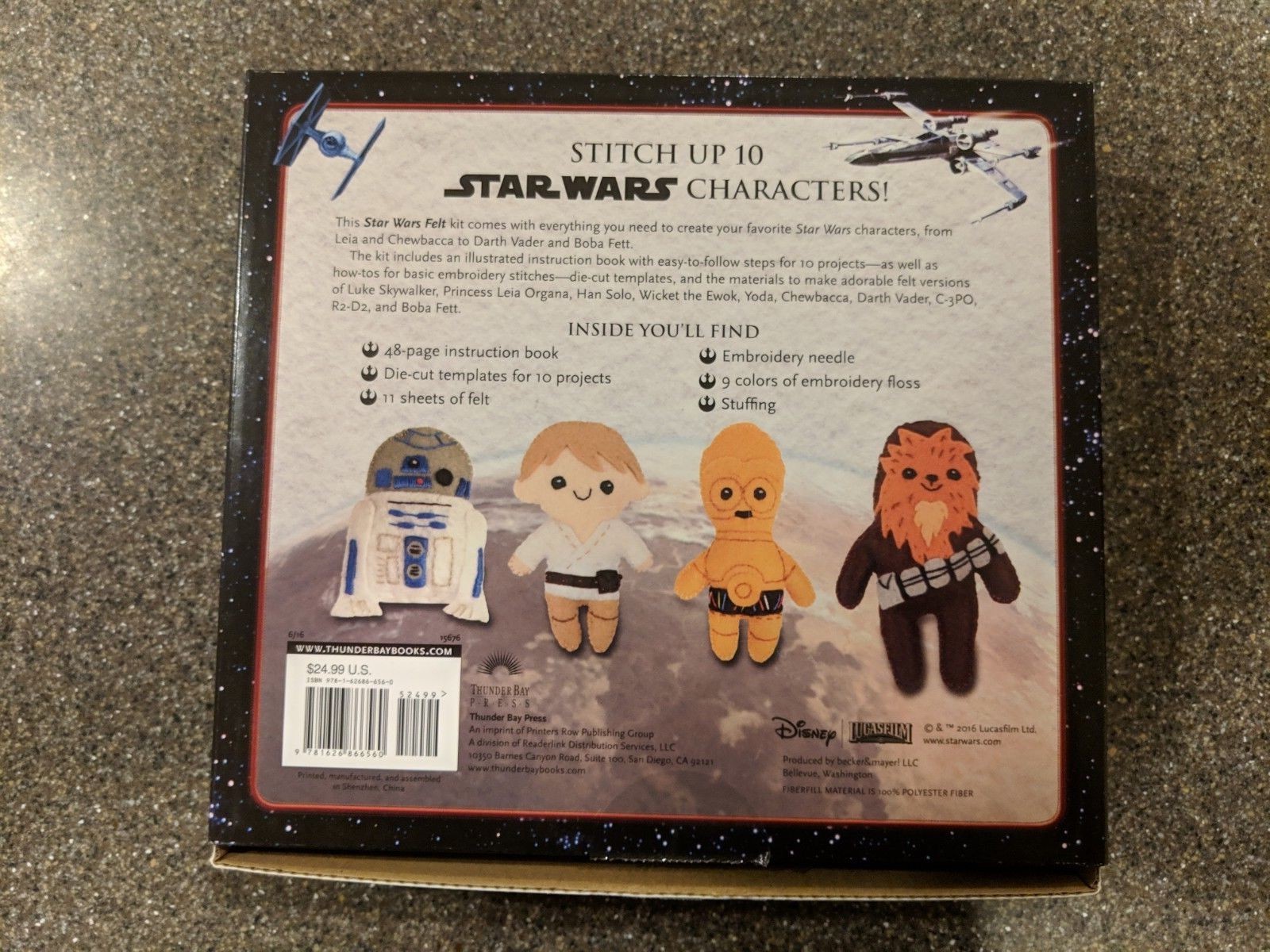 Star Wars Felt: Make 10 Collectible Felt Characters from the Star Wars Universe
