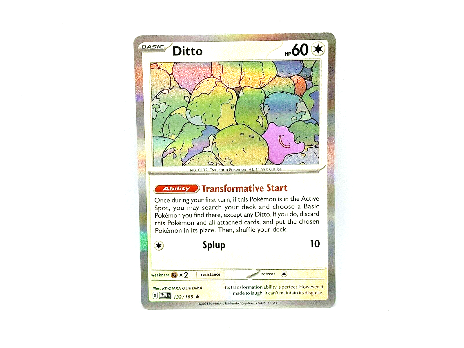 英語版初期　ポケモンカード　Ditto 1st Edition holo Fossil 1st Edition Dutch Ditto CGC 9 Holo (8039) 3/62