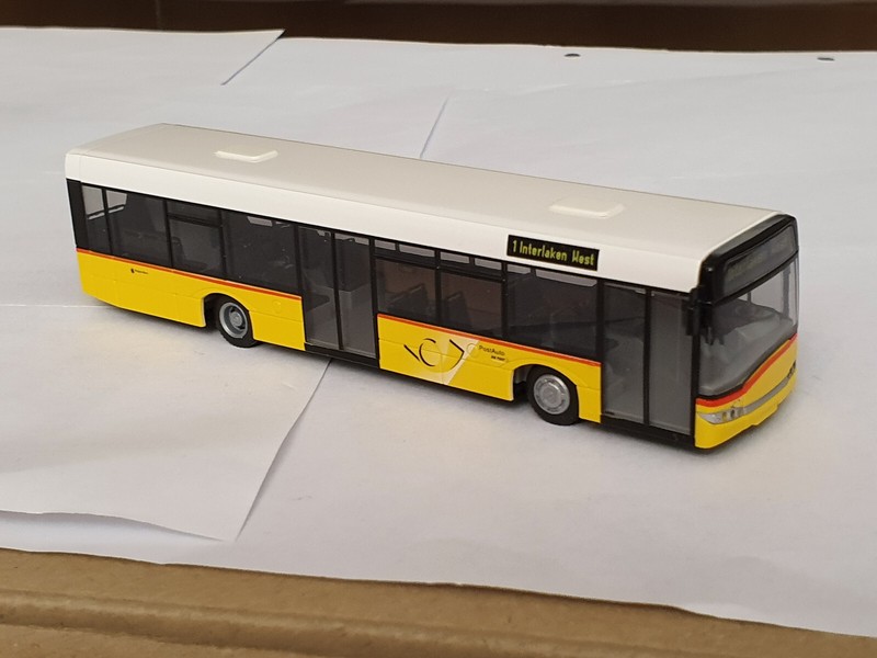 Rietze 65908 Solaris Urbino 12 Schweizer Post Die Post Postauto Region Bern 1:87