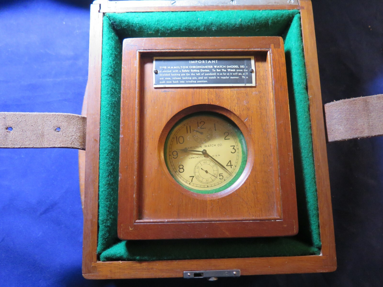 Hamilton Mod. 22 Box Chronometer