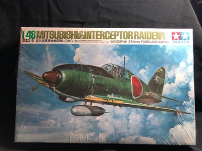 Mitsubishi J2 M3 Interceptor Raiden Jack 1:48 Tamiya Model Kit 61018