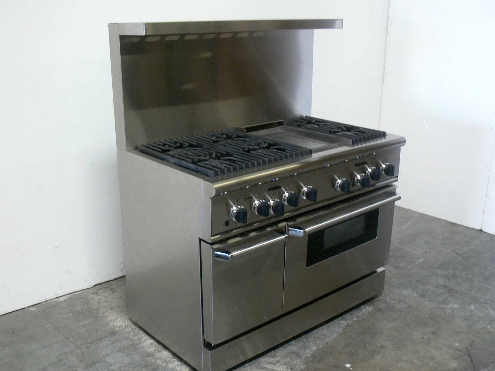 Thermador 48 Dual Fuel Stainless Steel Range Prds486 W 6 Burners