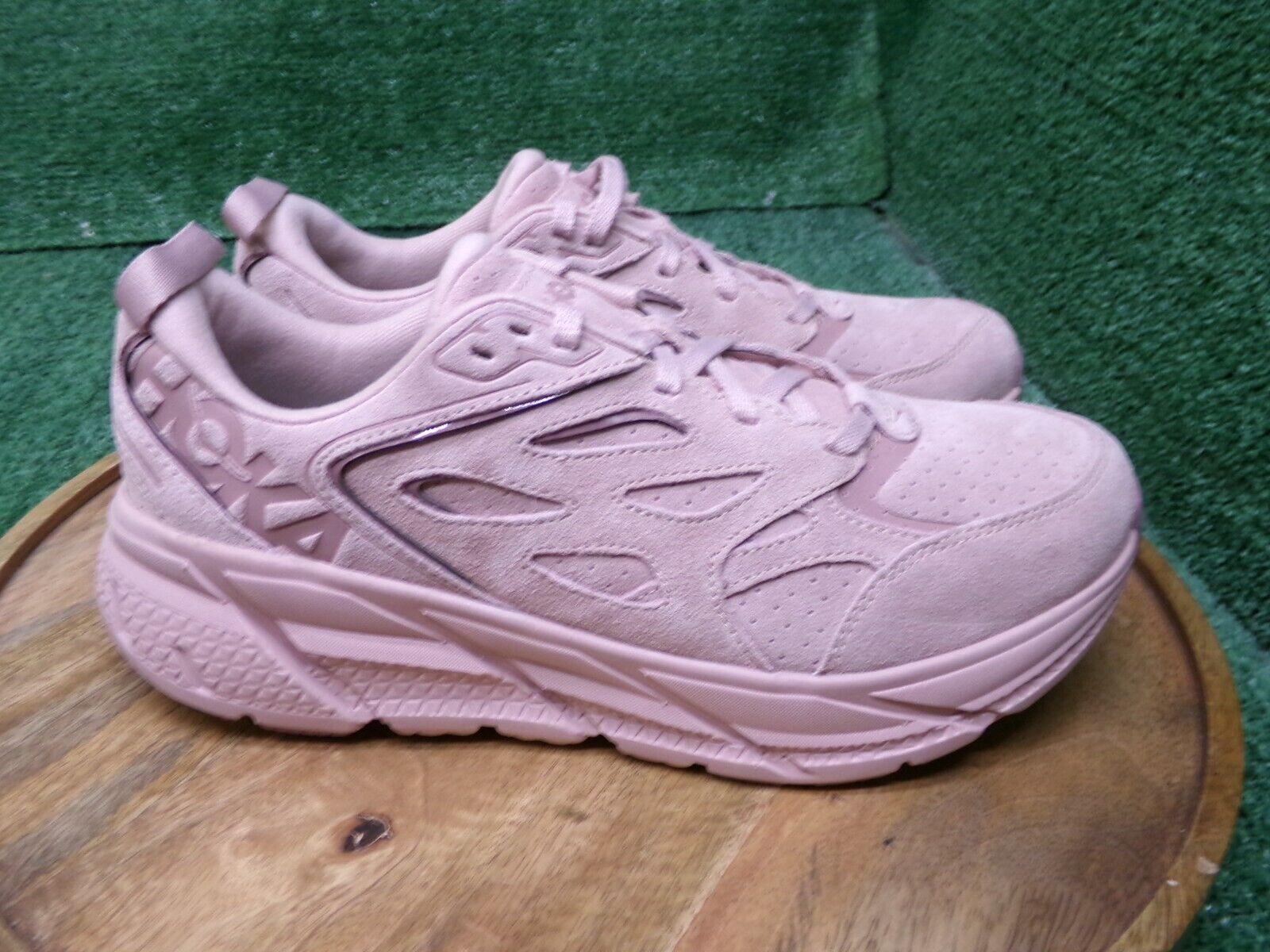 Hoka One One Men's Clifton L Suede Pale Mauve Purple Shoes Hoka One One Men's Clifton L Suede Pale Mauve Purple Shoes