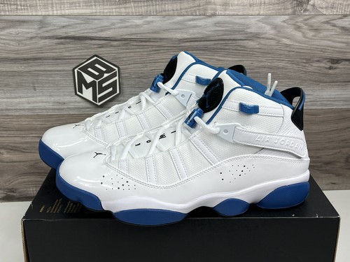 マリア NEW Nike Air Jordan 6 Rings White Marina Blue | Size 10