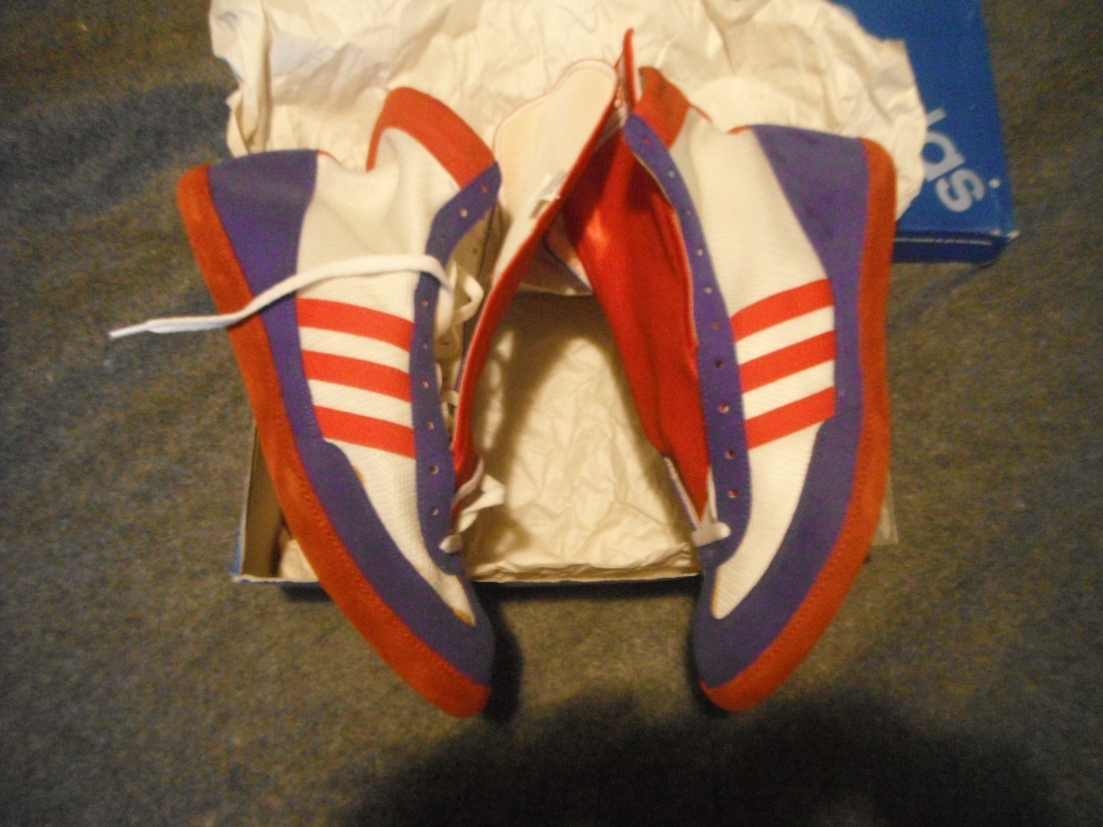Adidas Combat Speed Wrestling Shoes- RARE- NEW- LEAF BOTTOM