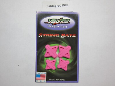 NEW Vapor Trail String Bats Silencers 4 Pack Pink USA FREE SHIPPING