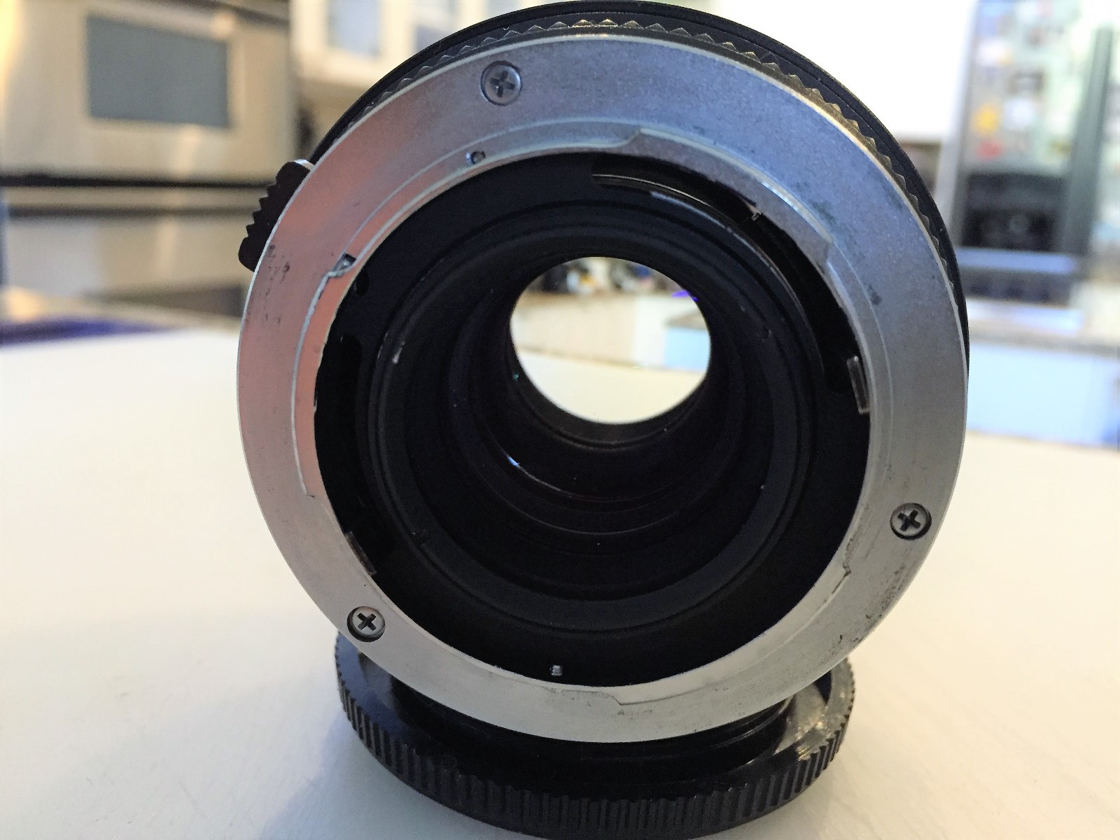 VIVITAR 2X MACRO FOCUSING TELECONVERTER MC FOR OLYMPUS O/OM WITH CASE & MANUAL