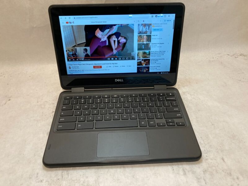 Dell 5190 ChromeBook - 2020 Model - USB C - TESTED WORKING - C GRADE TOUCHSCREEN