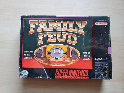 (No Game) Family Feud (Super Nintendo, 1993) SNES Box Only