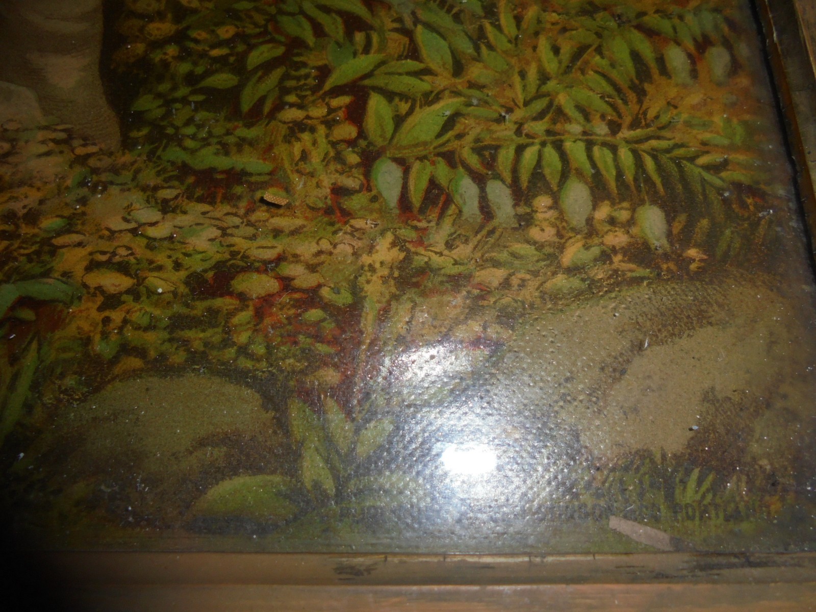 VERY RARE Antique Framed 1878 Victorian Woman! W/ Bible Geo Stinson Lithograph