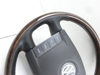 VW Phaeton 3D 02-07 Lenkrad Airbaglenkrad Holzdekor Kastanie Braun VW Phaeton 3D 02-07 02.09.2004 3D0419091R... Vorschau 2