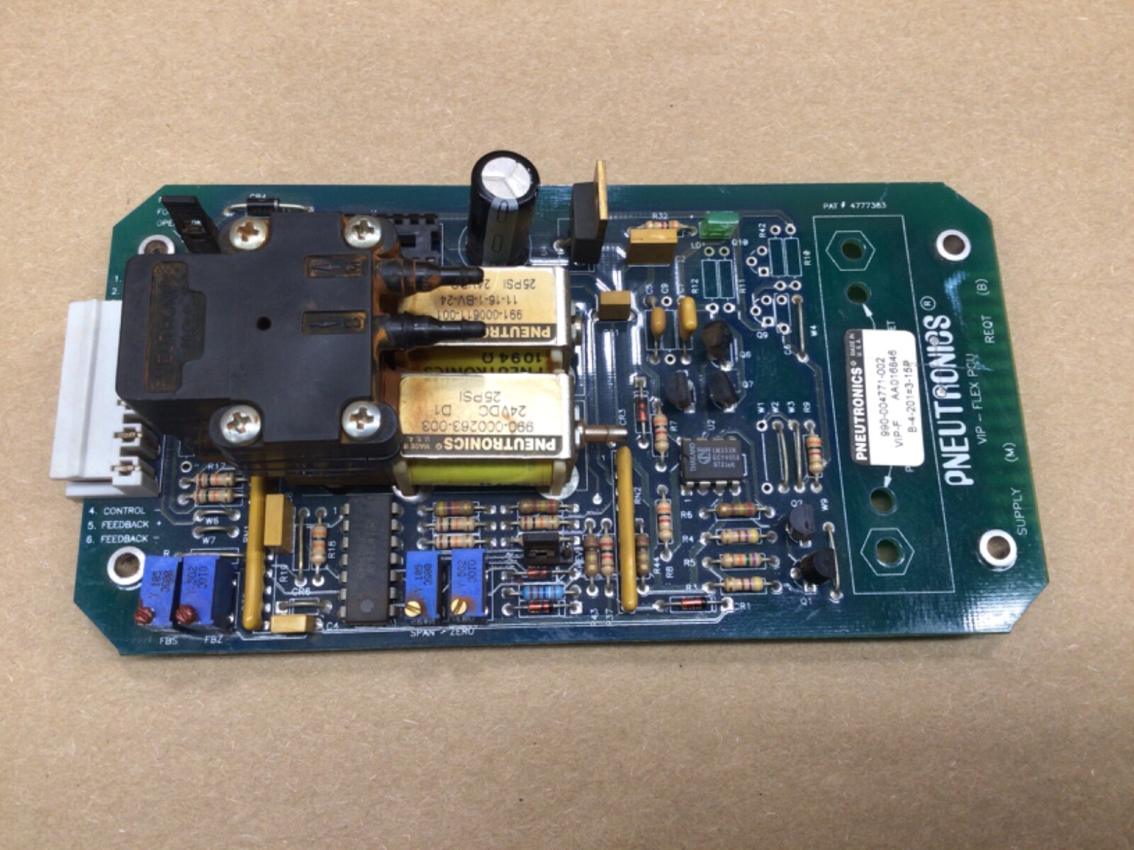 PNEUTRONICS PCU Pressure Control Unit 990-004771-002 PNEUTRONICS PCU Pressure Control Unit 990-004771-002
