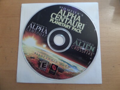 Sid Meier's Alpha Centauri Planetary Pack (PC, 2000)********Windows 9598*******