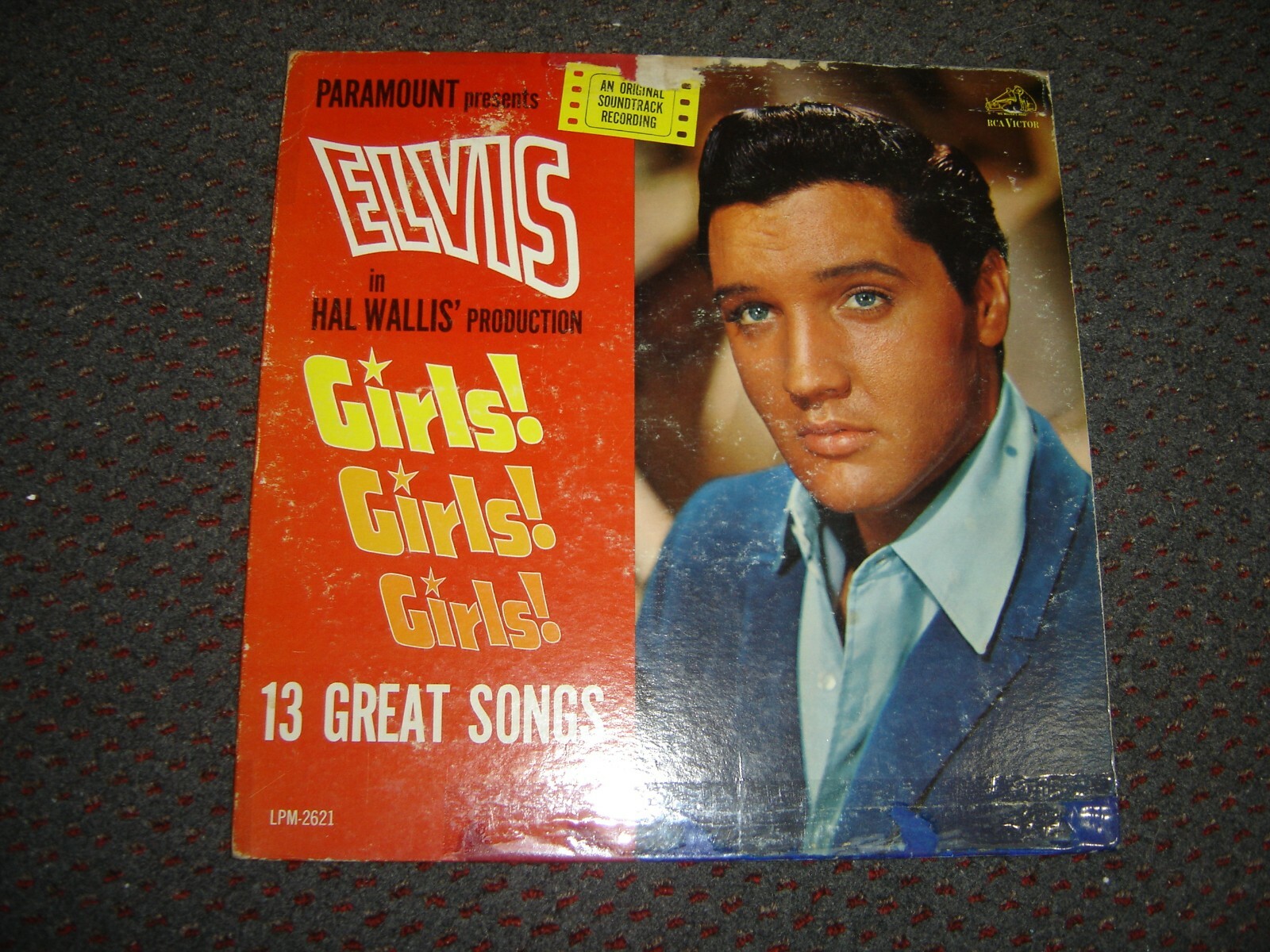 Elvis Presley Girls! Girls! Girls! UK 英盤 Elvis Presley – Girls! Girls! Girls! – Vinyl (LP, Album
