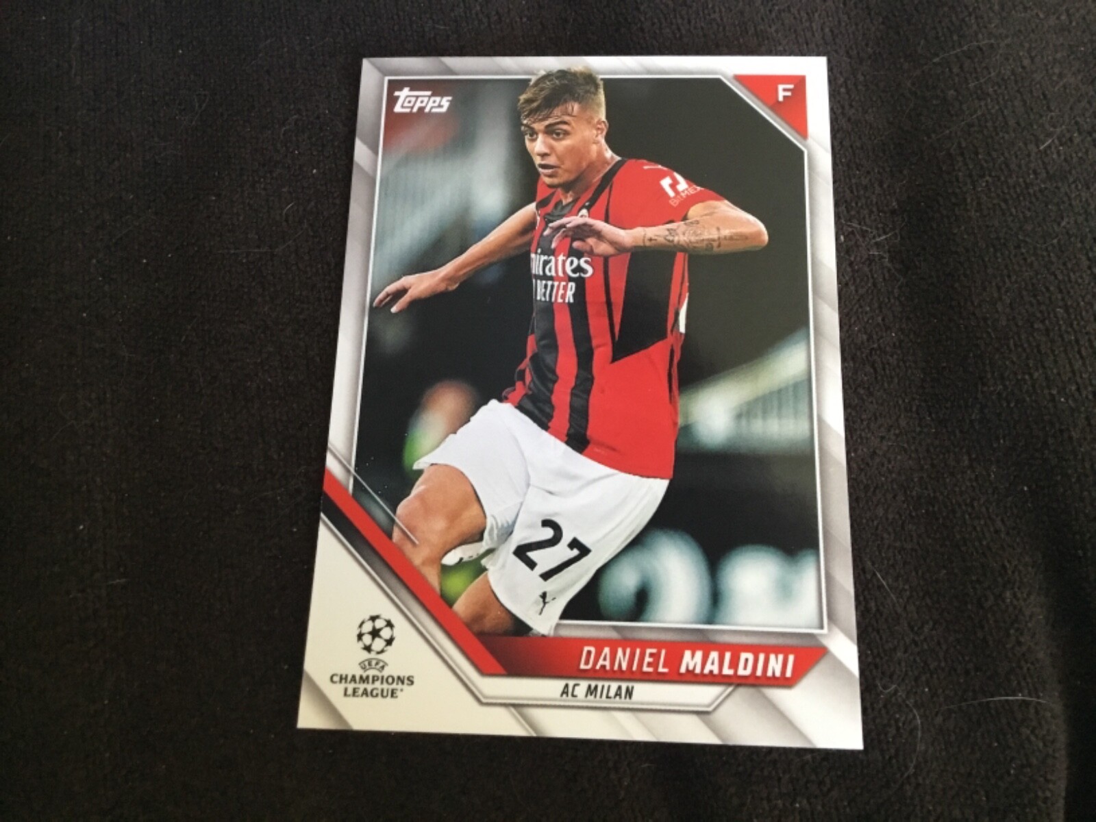 topps Champions League マルディーニ　サイン 2021-22 Topps UEFA Champions League Daniel Maldini Sparkle