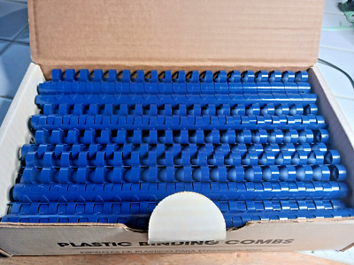 19 Ring Binding Comb Blue 1/2'' (87pcs)