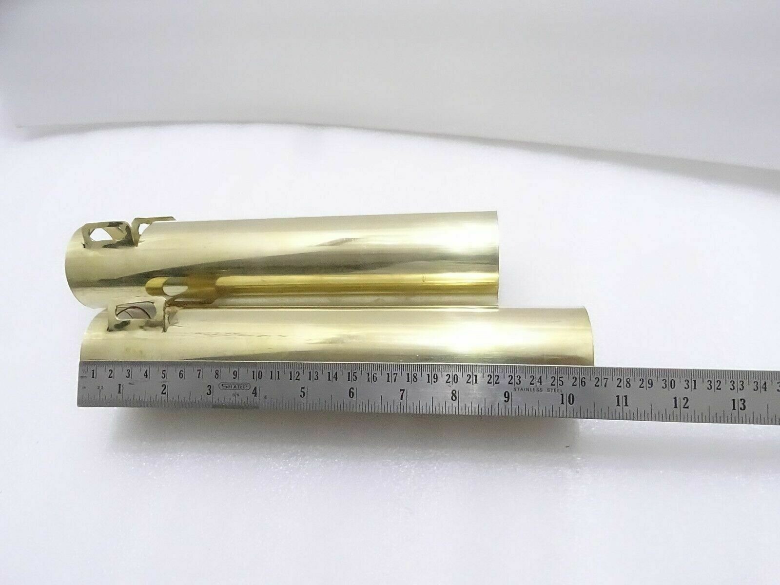 LONG FORK COVER TUBE BRASS FOR ROYAL ENFIELD Early MODEL