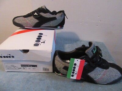 Diadora Donna Bing tweed women size 9 1/2 fashion tennis shoes NEW box tag 9.5