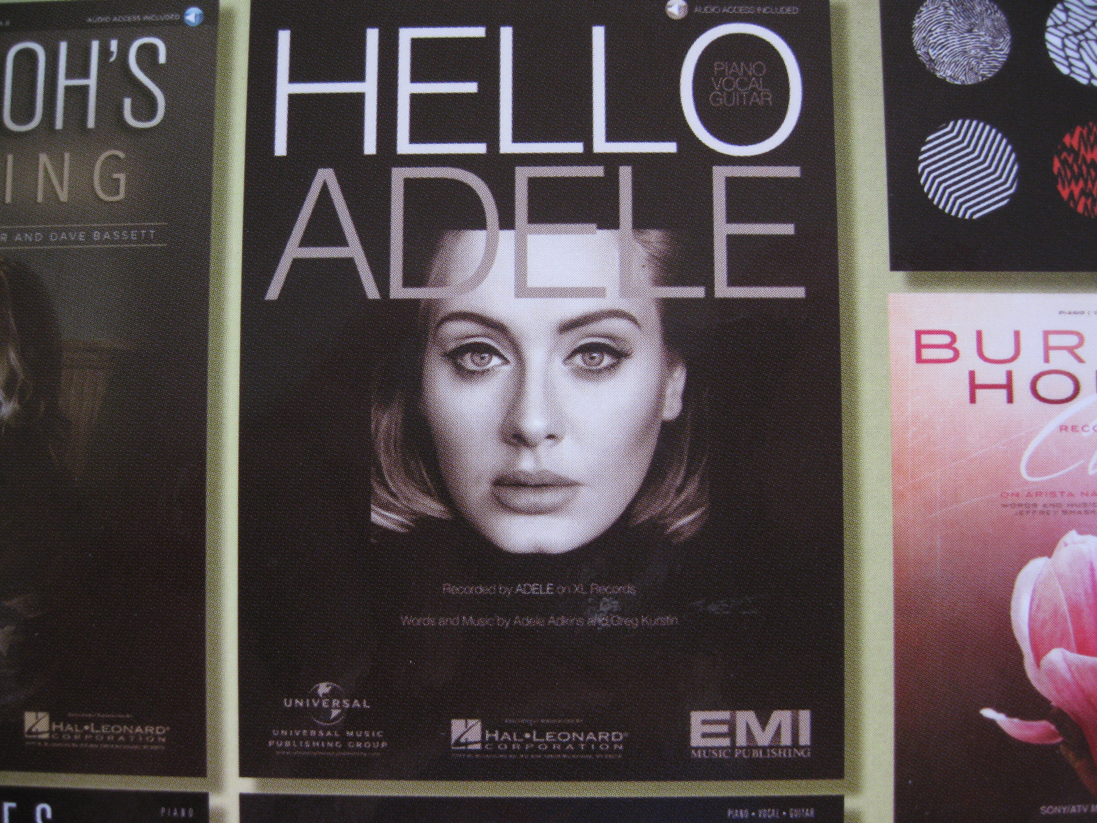 Chart Hits from 2015 & 2016 for Piano, Vocal and Guitar