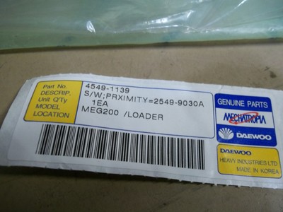 Daewoo 4549-1139 Proximity Switch New