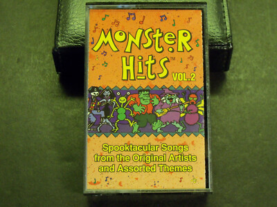 Monster Hits Vol 2 Cassette Halloween Music Play Tested