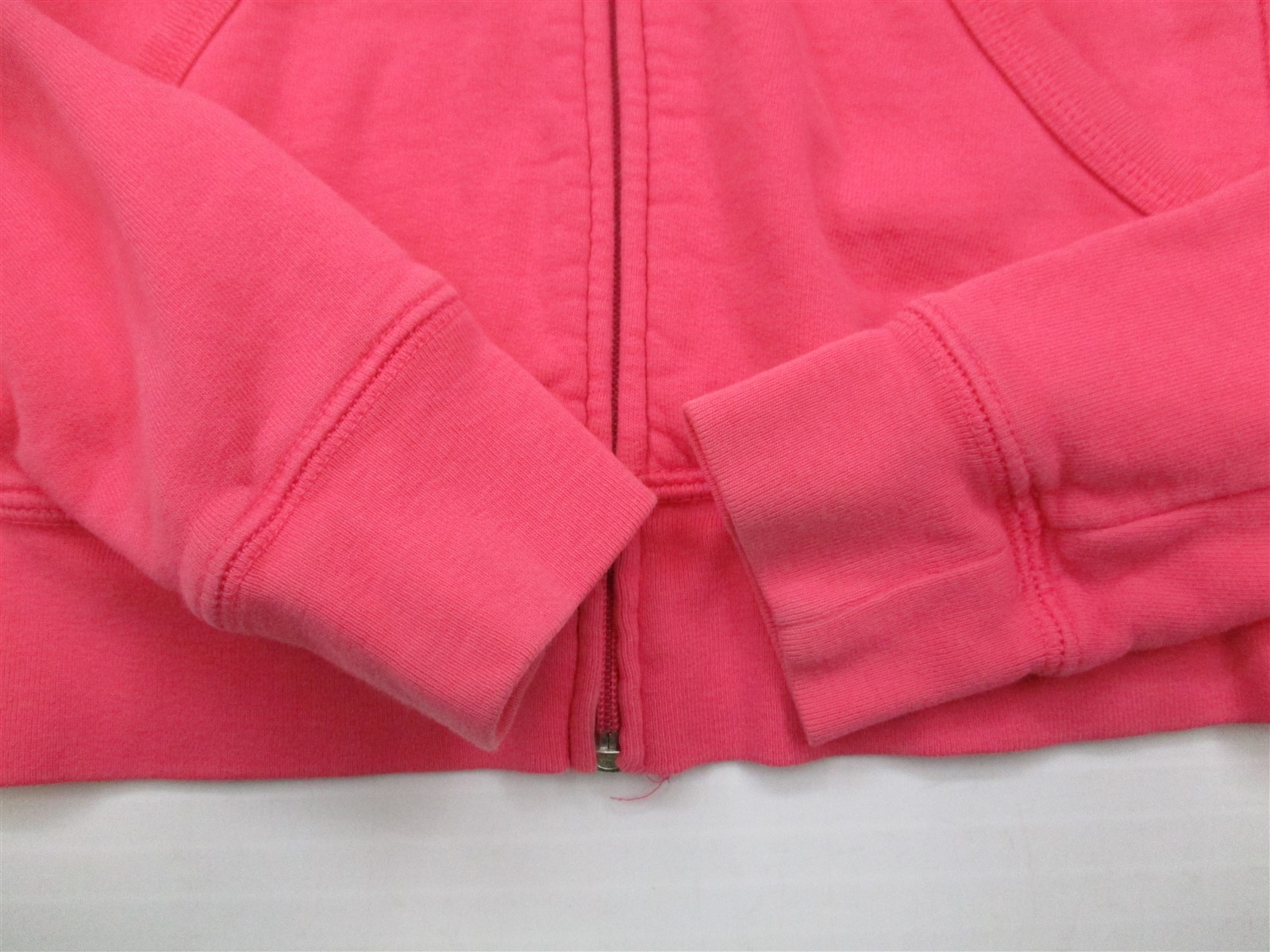 JUICY COUTURE K3071 Youth Girl's Size M Full Zip Cotton Bling Pink Track Hoodie