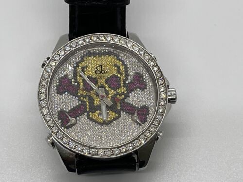 JACOB & CO JACOB AND CO FIVE TIME ZONE 47MM SKULL W/ PAVE JACOB & CO JACOB AND CO FIVE TIME ZONE 47MM SKULL W/ PAVE