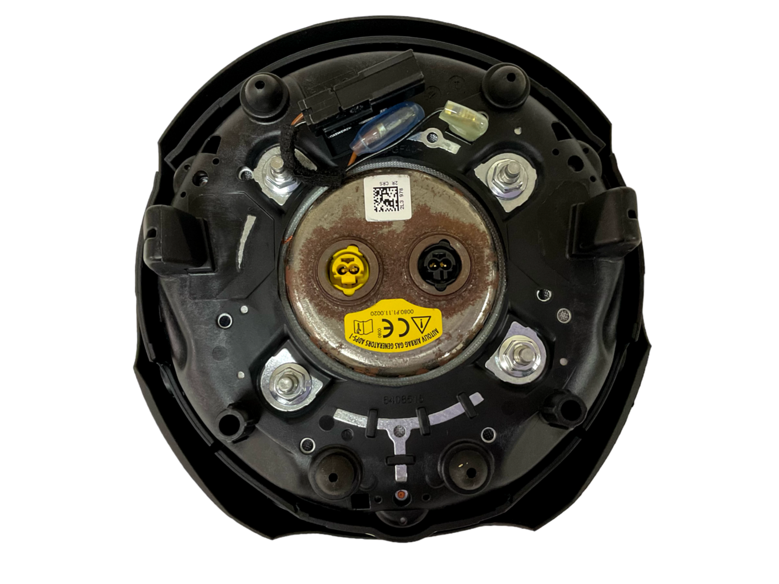 2018 19 20 2021 Ford Mustang GT BULLITT driver wheel airbag BLACK KR33-C699D88-B