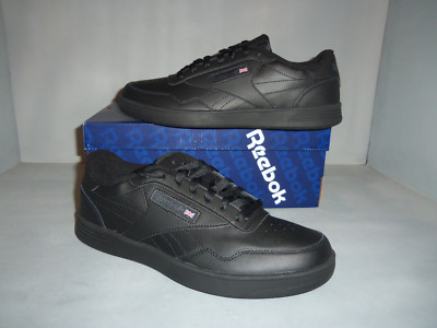 Size 7.5 Men's Reebok Club MEMT X-WIDE 4E Black NIB V68166 Walking Training