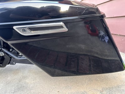 5'' Extended Stretched Hard Saddlebags For 14-24 Harley Touring Road King Glide