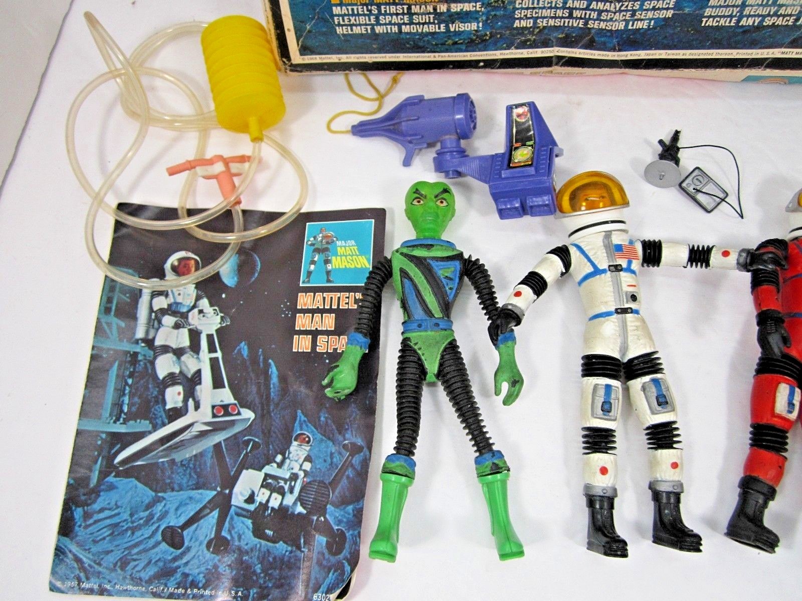 VINTAGE 1968 MATTEL MATT MASON SPACE MISSION TEAM IN BOX 1960'S TOYS
