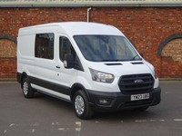 2023 Ford Transit 2.0 350 EcoBlue Trend Crew Van FWD L3 H2 Euro 6 (s/s) 6dr PANE