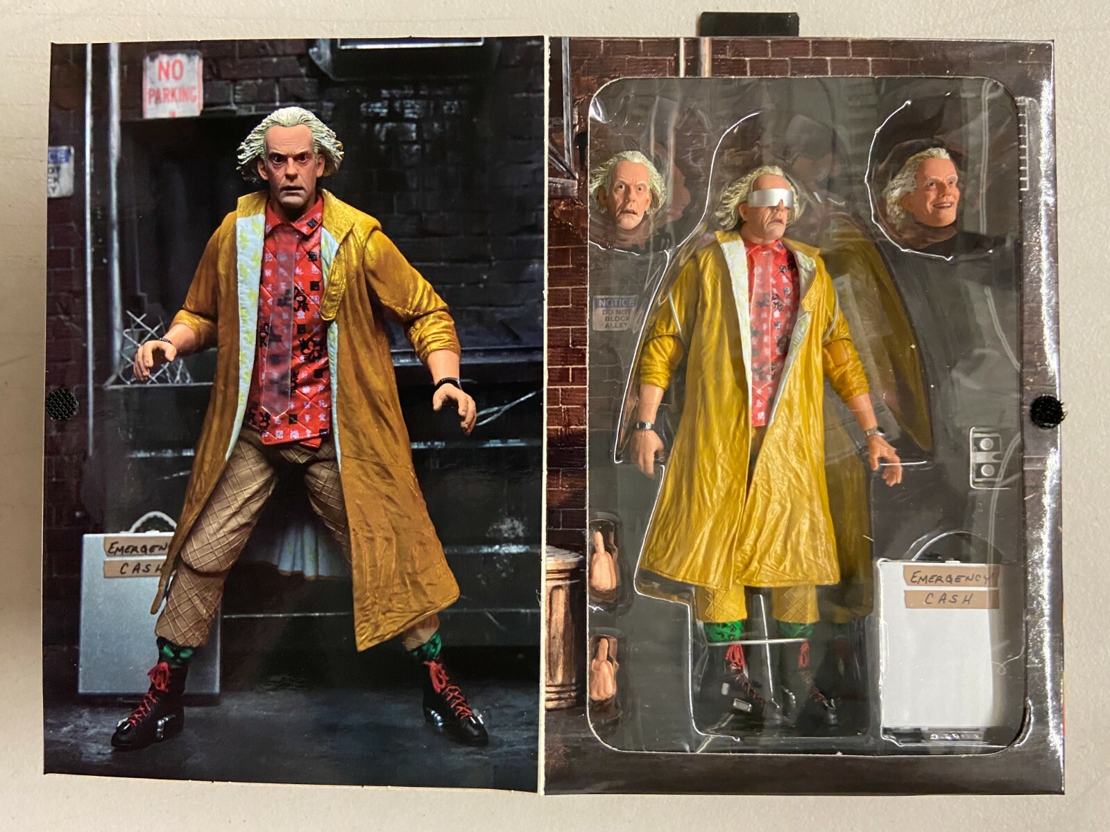 NECA ドク Back to the future 2 フィギュア NECA Back to the Future 2 Ultimate Doc Emmett Brown 7