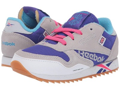 Детская обувь унисекс Reebok Kids CL Leather Ripple MU (для младенцев/малышей)