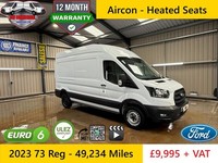 2023 73 Reg Ford Transit 350 Leader 130Ps RWD EcoBlue L3H3 + VAT