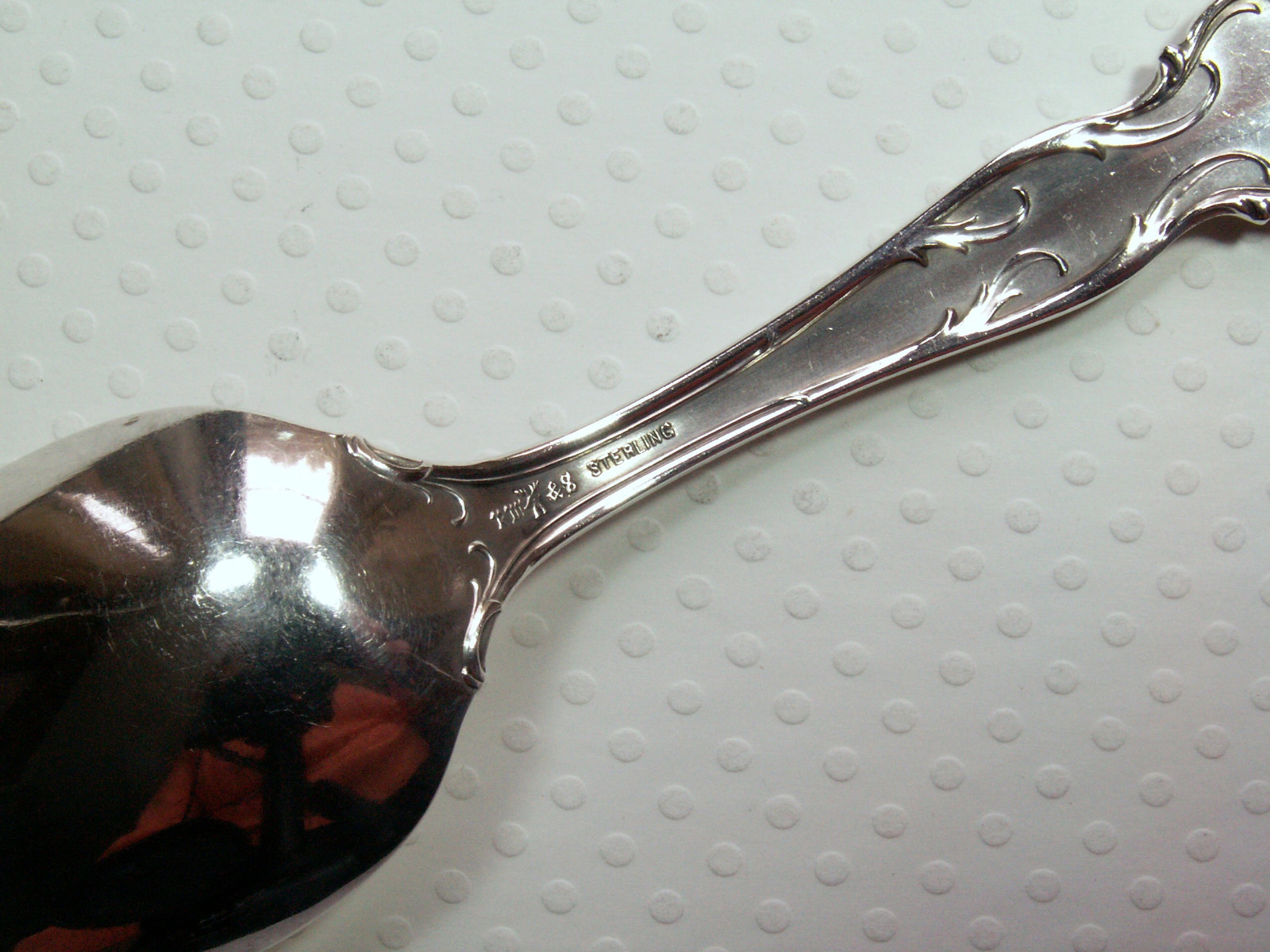 WALLACE ZODIAC STERLING SOUVENIR SPOON JULY LEO Waterlily Flower