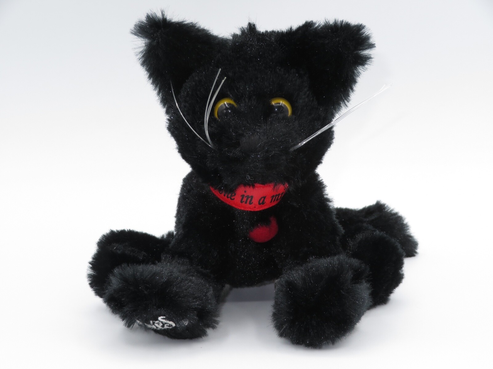 Pet Brands 9 Lives Plush Ace The Black Cat 2006 6” Kitty R